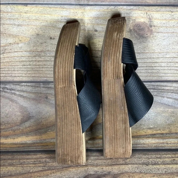 COCONUTS BY MATISSE black platform sandals size 9 - Picture 7 of 7